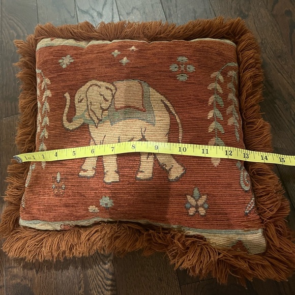 Elephant Needlepoint Pillow - Picture 5 of 5